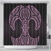 Mawhero Maori Ta Moko Poutama Art Shower Curtain