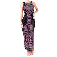 Mawhero Maori Ta Moko Poutama Art Tank Maxi Dress