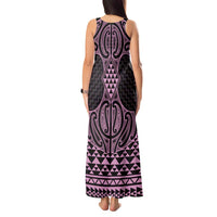 Mawhero Maori Ta Moko Poutama Art Tank Maxi Dress