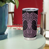 Mawhero Maori Ta Moko Poutama Art Tumbler Cup