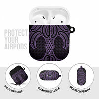 Waiporoporo Maori Ta Moko Poutama Art AirPods Case LT9 - Polynesian Pride