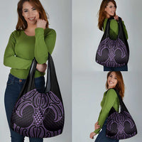 Waiporoporo Maori Ta Moko Poutama Art Grocery Bag LT9 - Polynesian Pride
