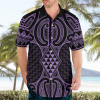 Waiporoporo Maori Ta Moko Poutama Art Hawaiian Shirt LT9 - Polynesian Pride