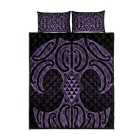 Waiporoporo Maori Ta Moko Poutama Art Quilt Bed Set LT9 - Polynesian Pride