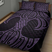 Waiporoporo Maori Ta Moko Poutama Art Quilt Bed Set LT9 - Polynesian Pride