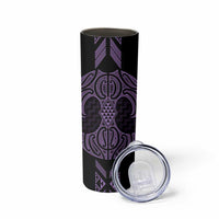 Waiporoporo Maori Ta Moko Poutama Art Skinny Tumbler