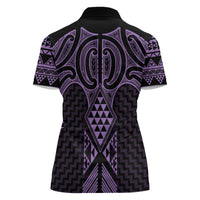 Waiporoporo Maori Ta Moko Poutama Art Women Polo Shirt