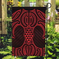 Whero Maori Ta Moko Poutama Art Garden Flag