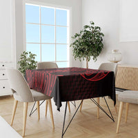 Whero Maori Ta Moko Poutama Art Tablecloth LT9 - Polynesian Pride