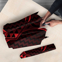 Whero Maori Ta Moko Poutama Art Umbrella - Polynesian Pride