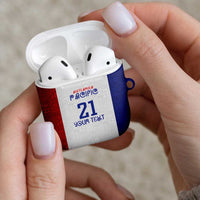 New Zealand Rugby Pacific Personalised AirPods Case Maori Style Tribal Tapa Pattern LT9 - Polynesian Pride