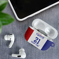 New Zealand Rugby Pacific Personalised AirPods Case Maori Style Tribal Tapa Pattern LT9 - Polynesian Pride
