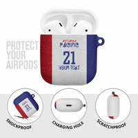 New Zealand Rugby Pacific Personalised AirPods Case Maori Style Tribal Tapa Pattern LT9 - Polynesian Pride
