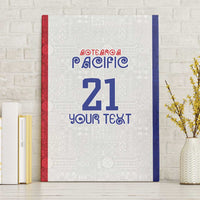 New Zealand Rugby Pacific Personalised Canvas Wall Art Maori Style Tribal Tapa Pattern