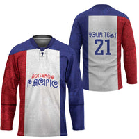 New Zealand Rugby Pacific Personalised Hockey Jersey Maori Style Tribal Tapa Pattern LT9 - Polynesian Pride