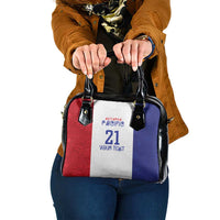 New Zealand Rugby Pacific Personalised Shoulder Handbag Maori Style Tribal Tapa Pattern