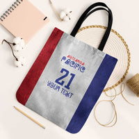New Zealand Rugby Pacific Personalised Tote Bag Maori Style Tribal Tapa Pattern - Polynesian Pride