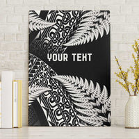 New Zealand Rugby Pacific Personalised Canvas Wall Art All Black Maori Pasifika Fern Pattern