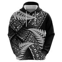 New Zealand Rugby Pacific Personalised Hoodie All Black Maori Pasifika Fern Pattern