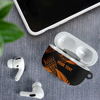 New Zealand Rugby Pacific Personalised AirPods Case All Gold Maori Pasifika Fern Pattern LT9 - Polynesian Pride