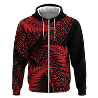 New Zealand Rugby Pacific Personalised Hoodie All Red Maori Pasifika Fern Pattern