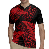 New Zealand Rugby Pacific Personalised Rugby Jersey All Red Maori Pasifika Fern Pattern