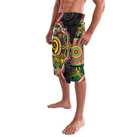 Vanuatu Personalised Lavalava Aboriginal Dot Paitnting - Polynesian Pride