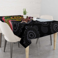 Vanuatu Personalised Tablecloth Aboriginal Dot Paitnting LT9 - Polynesian Pride