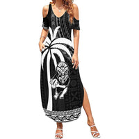 Custom Fiji New Zealand Rugby Family Matching Summer Maxi Dress and Hawaiian Shirt Make History Together