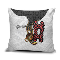 Personalised Papua New Guinea Oro Necklace Pillow Cover Black Melanesia Traditional Pattern