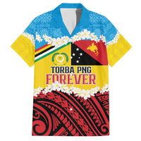 Personalised Torba PNG Forever Family Matching Off Shoulder Short Dress and Hawaiian Shirt Polynesian Sand Art - Polynesian Pride