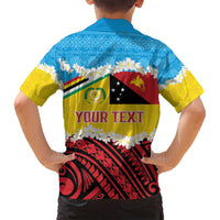 Personalised Torba PNG Forever Family Matching Tank Maxi Dress and Hawaiian Shirt Polynesian Sand Art - Polynesian Pride