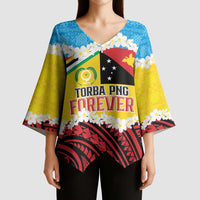 Personalised Torba PNG Forever Kimono Sleeve Blouse Polynesian Sand Art - Polynesian Pride