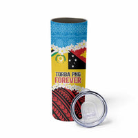 Personalised Torba PNG Forever Skinny Tumbler Polynesian Sand Art LT9 - Polynesian Pride
