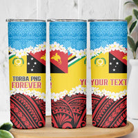Personalised Torba PNG Forever Skinny Tumbler Polynesian Sand Art LT9 - Polynesian Pride