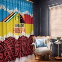 Torba PNG Forever Window Curtain Polynesian Sand Art LT9 - Polynesian Pride