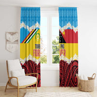 Torba PNG Forever Window Curtain Polynesian Sand Art LT9 - Polynesian Pride