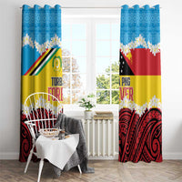 Torba PNG Forever Window Curtain Polynesian Sand Art LT9 - Polynesian Pride