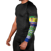 Personalised Malampa Fiji Forever Arm Sleeves Tagimoucia Polynesian Sand Drawing LT9 - Polynesian Pride