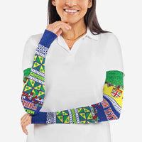 Personalised Malampa Fiji Forever Arm Sleeves Tagimoucia Polynesian Sand Drawing LT9 - Polynesian Pride