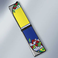 Malampa Fiji Forever Auto Sun Shade Tagimoucia Polynesian Sand Drawing - Polynesian Pride