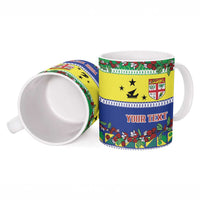 Personalised Malampa Fiji Forever Ceramic Mug Tagimoucia Polynesian Sand Drawing - Polynesian Pride