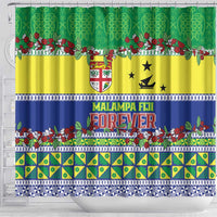 Malampa Fiji Forever Shower Curtain Tagimoucia Polynesian Sand Drawing - Polynesian Pride