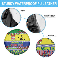 Malampa Fiji Forever Spare Tire Cover Tagimoucia Polynesian Sand Drawing - Polynesian Pride