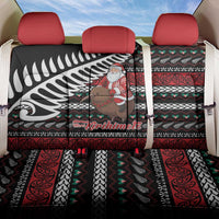 New Zealand Kiwi Santa Christmas Back Car Seat Cover He Wairua Kirihimete - Polynesian Pride