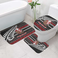 New Zealand Kiwi Santa Christmas Bathroom Set He Wairua Kirihimete - Polynesian Pride