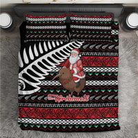 New Zealand Kiwi Santa Christmas Bedding Set He Wairua Kirihimete - Polynesian Pride