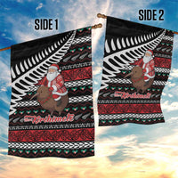 New Zealand Kiwi Santa Christmas Garden Flag He Wairua Kirihimete - Polynesian Pride