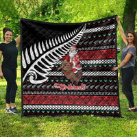 New Zealand Kiwi Santa Christmas Quilt He Wairua Kirihimete - Polynesian Pride