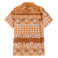 Hawaiian Hibiscus Honu Family Matching Mermaid Dress and Hawaiian Shirt Gold Mele Kalikimaka Palaka Spirit - Polynesian Pride